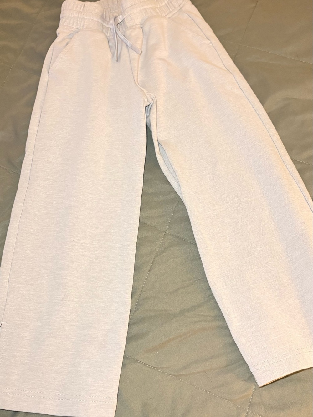 Men's Light Gray Drawstring Sweatpants